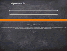 Tablet Screenshot of citysexservice.de